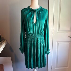 Current Air Teal Long Sleeve Dress